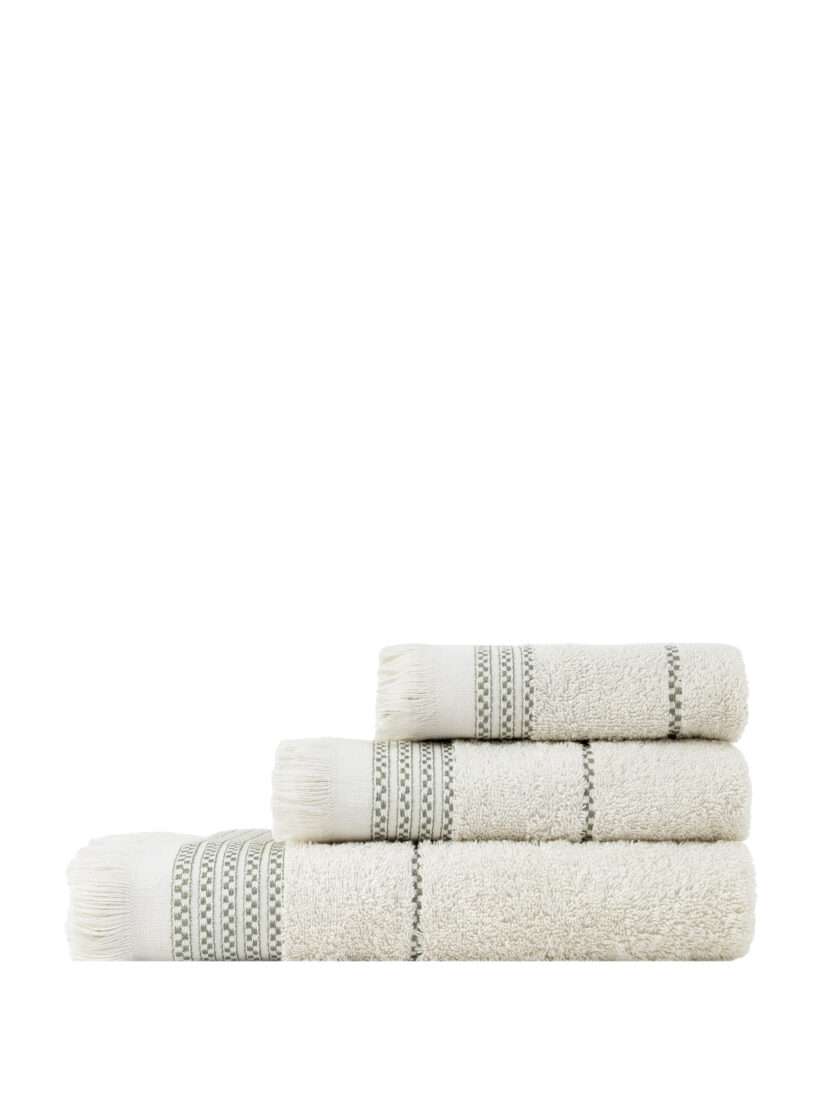Σετ Πετσέτες (30x50 + 50x90 + 70x140) Plush - Light Beige