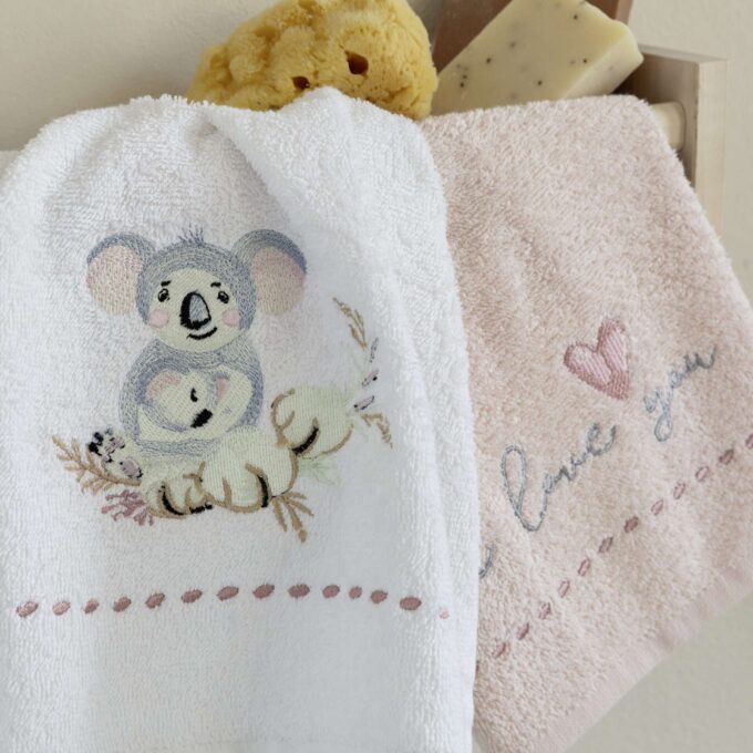 Σετ Πετσέτες (2 x 30x30) - Koala Love