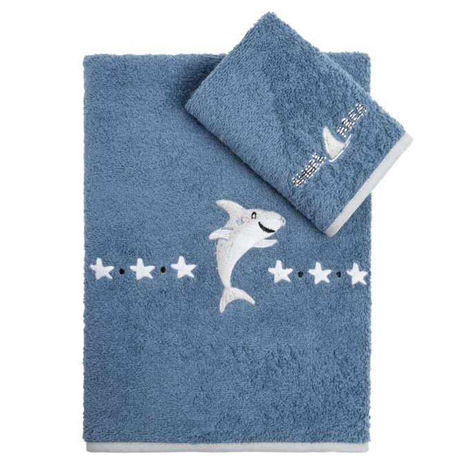 Σετ Πετσέτες (30x50 + 70x140) - Shark Area