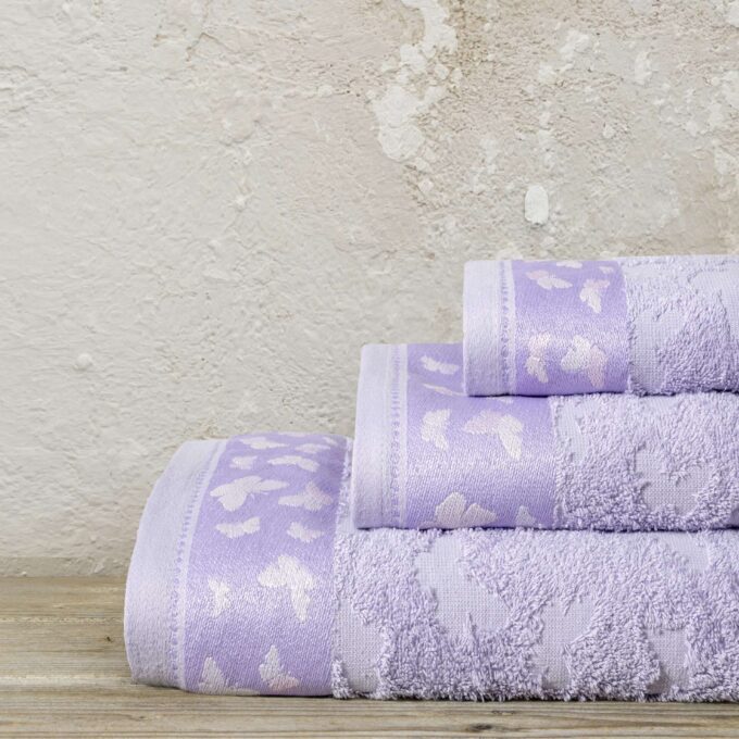 Σετ Πετσέτες (30x50 + 50x90 + 70x140) - Butterflies