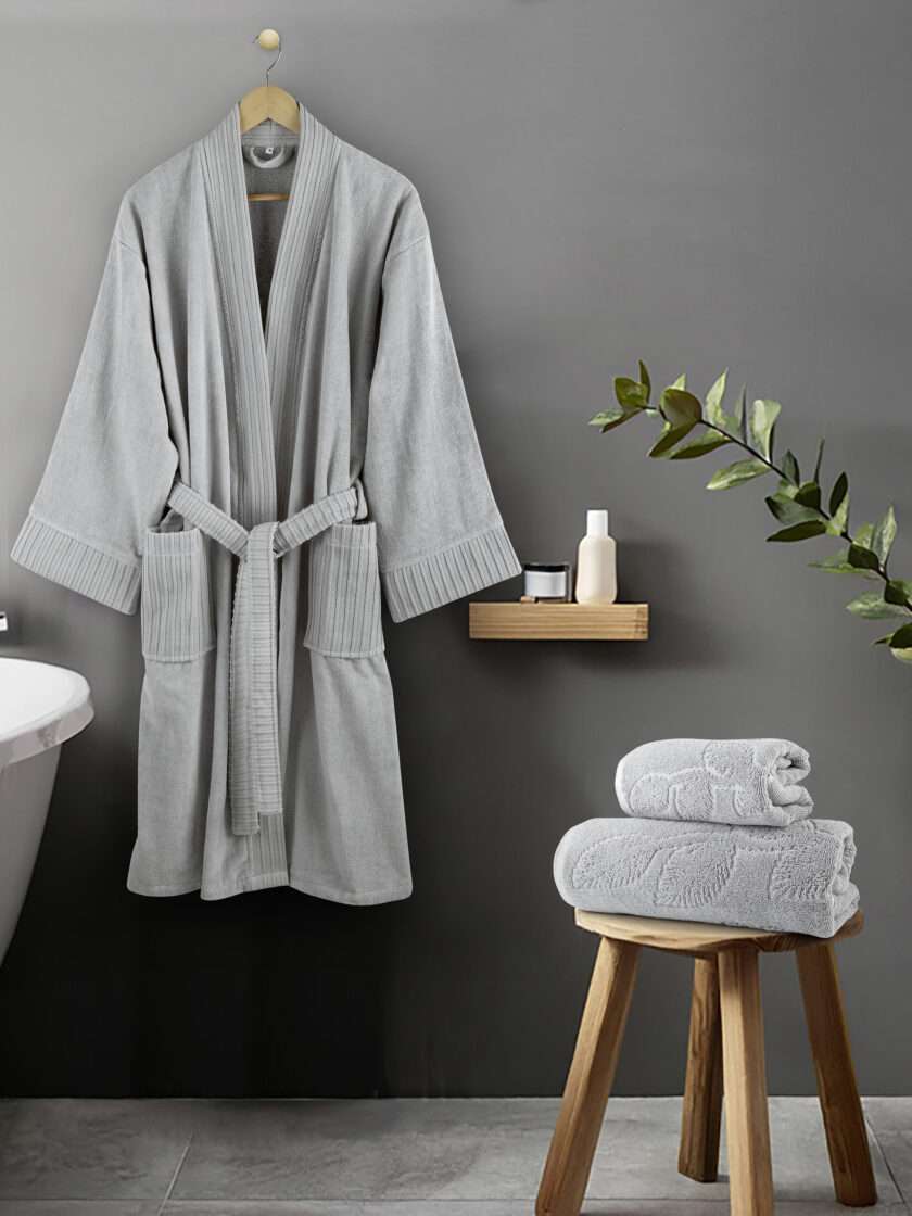 Σετ Πετσέτες (50x90 + 70x140) - Serenity Gray