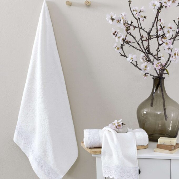 Σετ Πετσέτες (30x50 + 50x90 + 70x140) - Demur White
