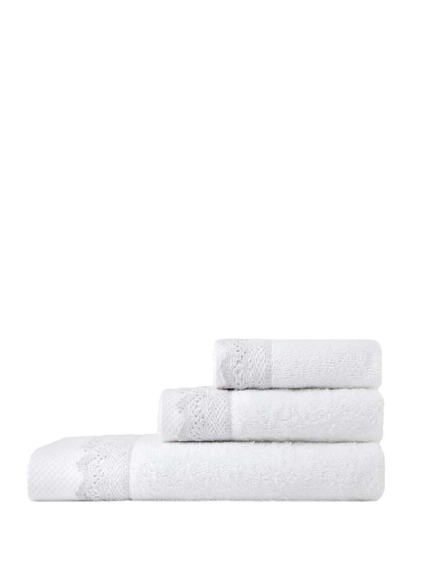 Σετ Πετσέτες (30x50 + 50x90 + 70x140) - Demur White