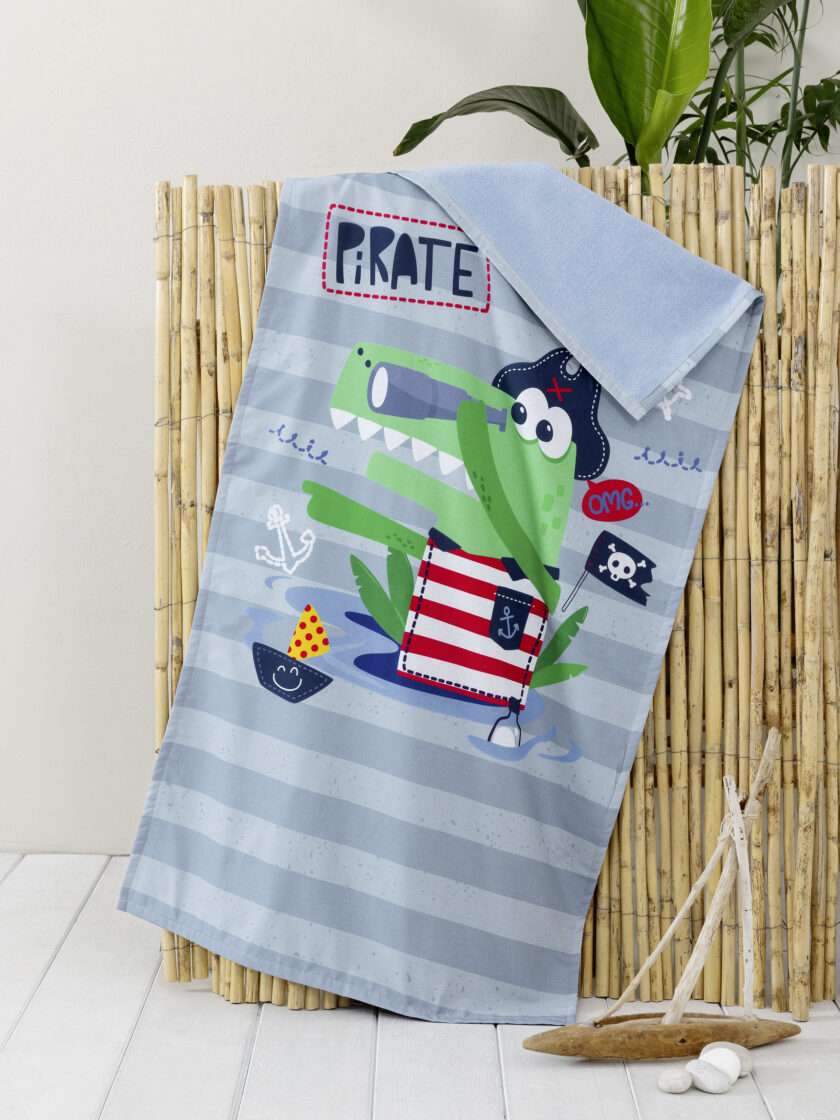 Πετσέτα Θαλάσσης δύο όψεων 70x140 - Pirate