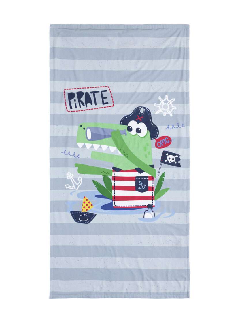 Πετσέτα Θαλάσσης δύο όψεων 70x140 - Pirate