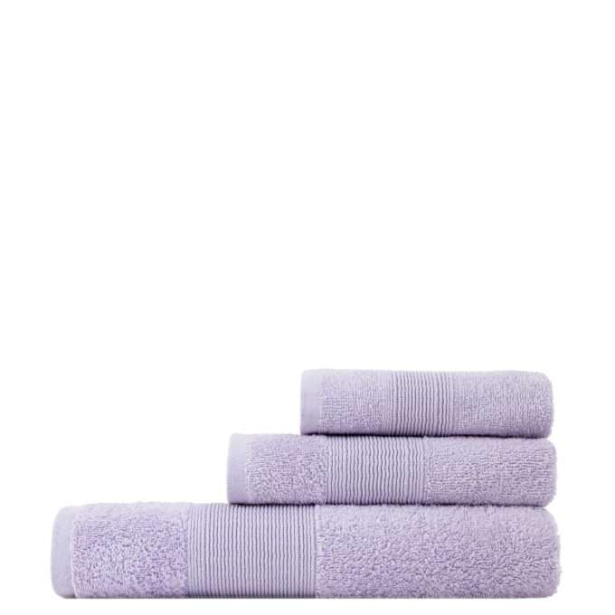 Σετ Πετσέτες (30x50 + 50x90 + 70x140) Oasis - Lilac