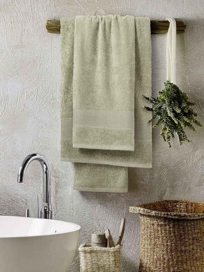 Σετ Πετσέτες (30x50 + 50x90 + 70x140) Oasis - Olive Green