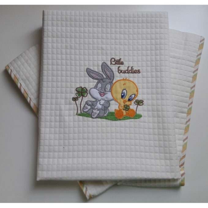 Κουβέρτα Πικέ 80Χ100cm BABY LOONEY TUNES-1