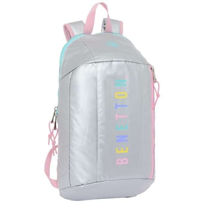 Διπλό Σακίδιο Πλάτης BENETTON «SILVER»-1
