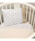 Oliver Baby Des.404 Minky Κουβέρτα Κούνιας Διπλής Όψης Μπεζ 100x150-1
