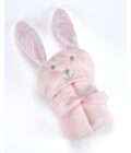 Κουβέρτα ΜORA POMPON RABBIT ΡΟΖ 75Χ95 cm-1