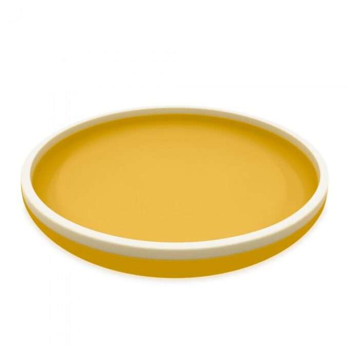 Πιάτο Σιλικόνης 18 cm - Κίτρινο - Smikkels-1