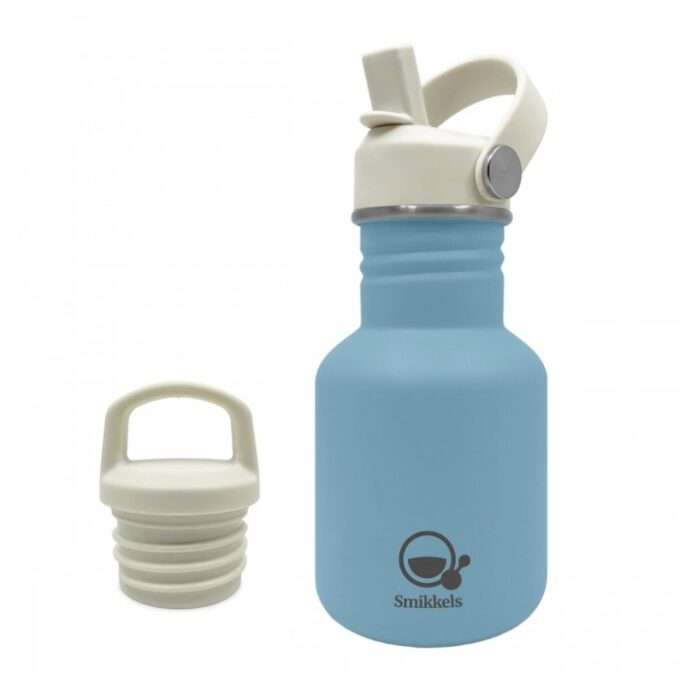 Μεταλλικό παγούρι 350ml Μπλε Smikkels-1