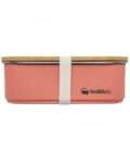 Lunchbox με καπάκι από bamboo 900ml Ροζ-1