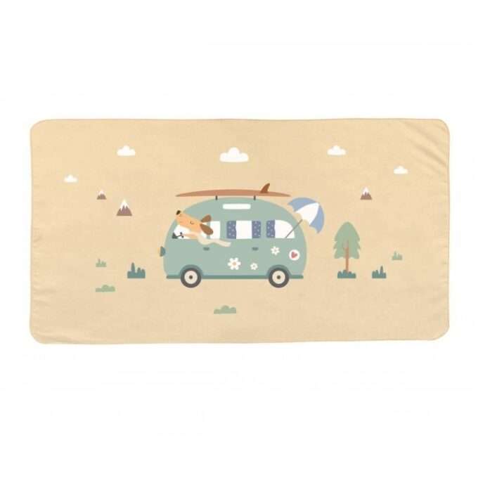 Πετσέτα Θαλάσσης 70x140cm με ύφασμα Microfibra Surf Van Monnëka-1