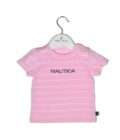 Nautica Des.12 T-Shirt Jersey Organic Ροζ Ριγέ 74cm 6-9 μηνών-1