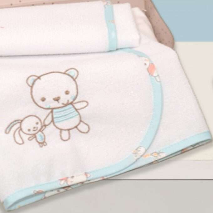 Πάνα Φανελλένια 100% Cotton 80x80 200 γρ/τμ Design 212 Oliver Baby-1