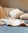 Popcorn 50x50 Cushion with polyfiller (Beige)-1