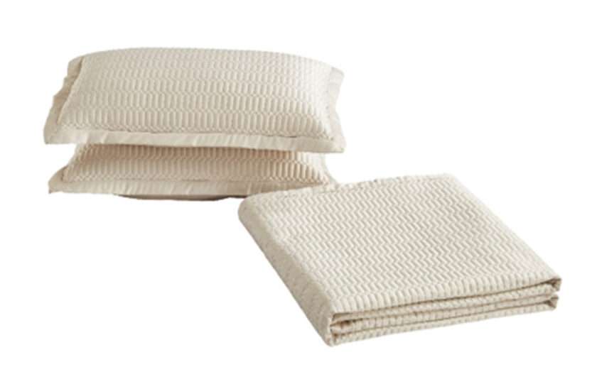 Manolia Bedspread 240x250+Μαξ/θήκες 50x70/2τεμ (Sand)-2