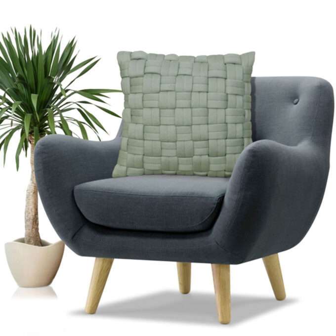Clusp (Pistachio Green) Cushion with polyfiller-1