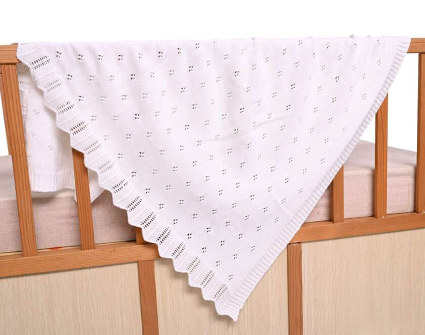 Bunny/Toy (Ivory) 80x100 Baby blanket with toy-1