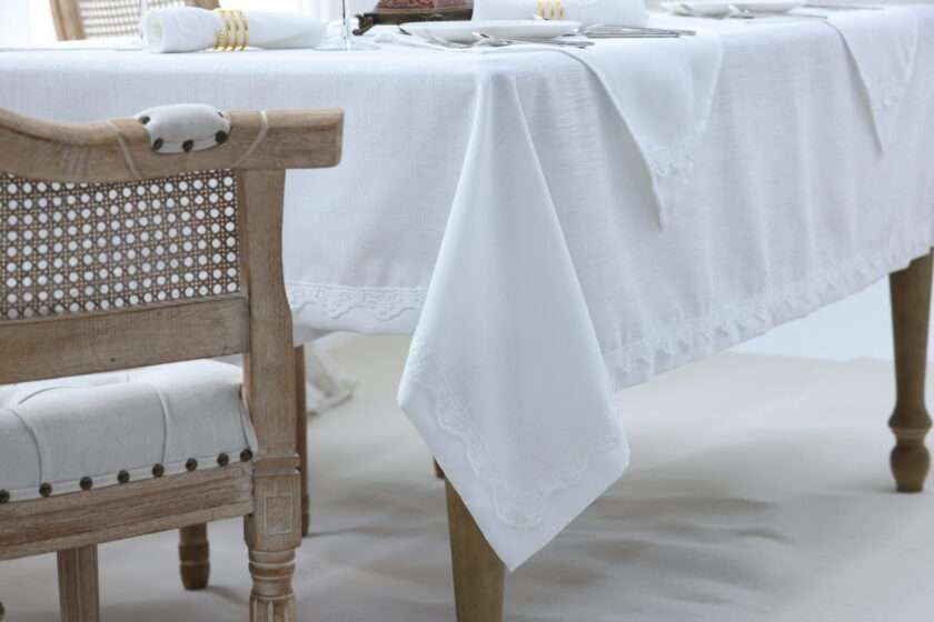 Adel (Ivory) Tablecloth-4