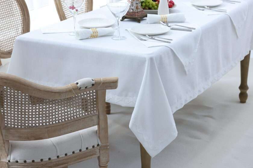 Adel (Ivory) Tablecloth-2