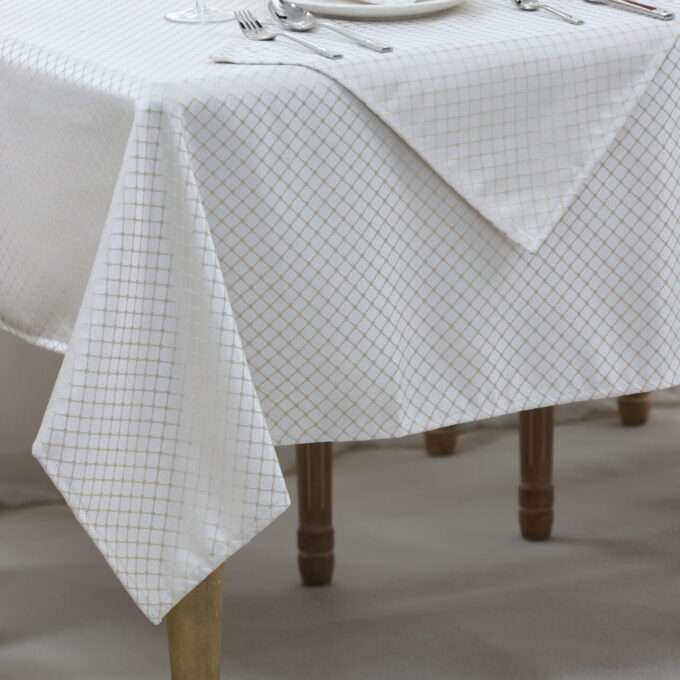 Puzzle (Beige) Tablecloth-1