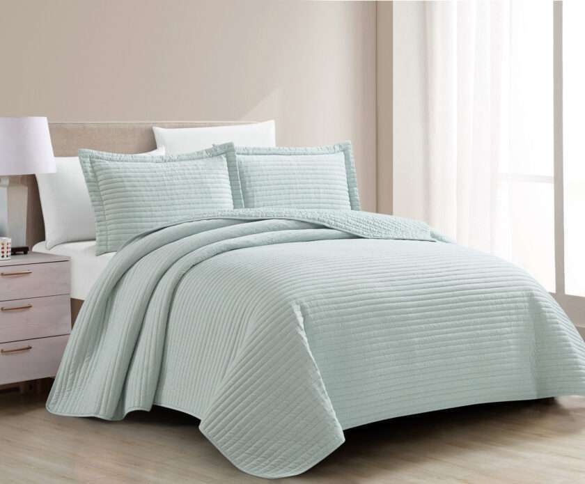 Mabelle (Aqua) Bedspread-3