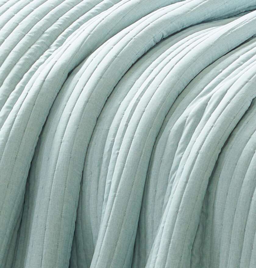 Mabelle (Aqua) Bedspread-4