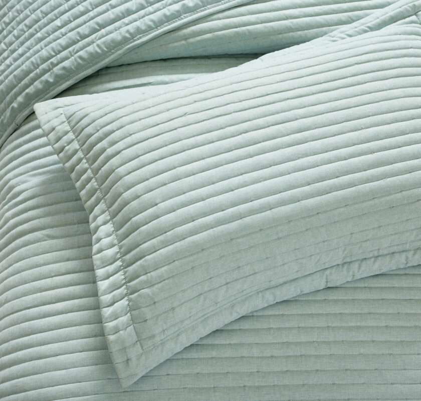 Mabelle (Aqua) Bedspread-5