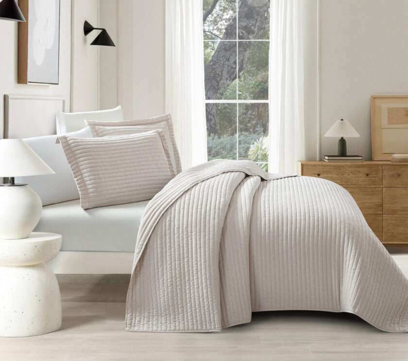 Mabelle (Beige) Bedspread-1