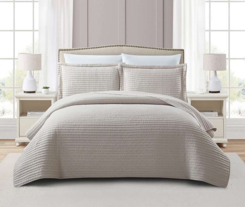 Mabelle (Beige) Bedspread-2