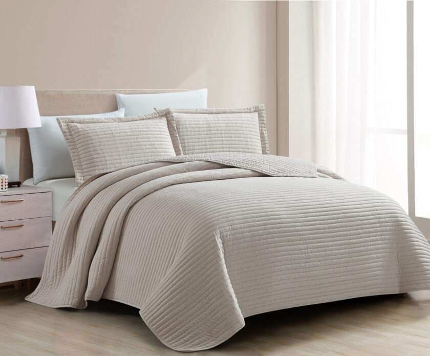 Mabelle (Beige) Bedspread-3