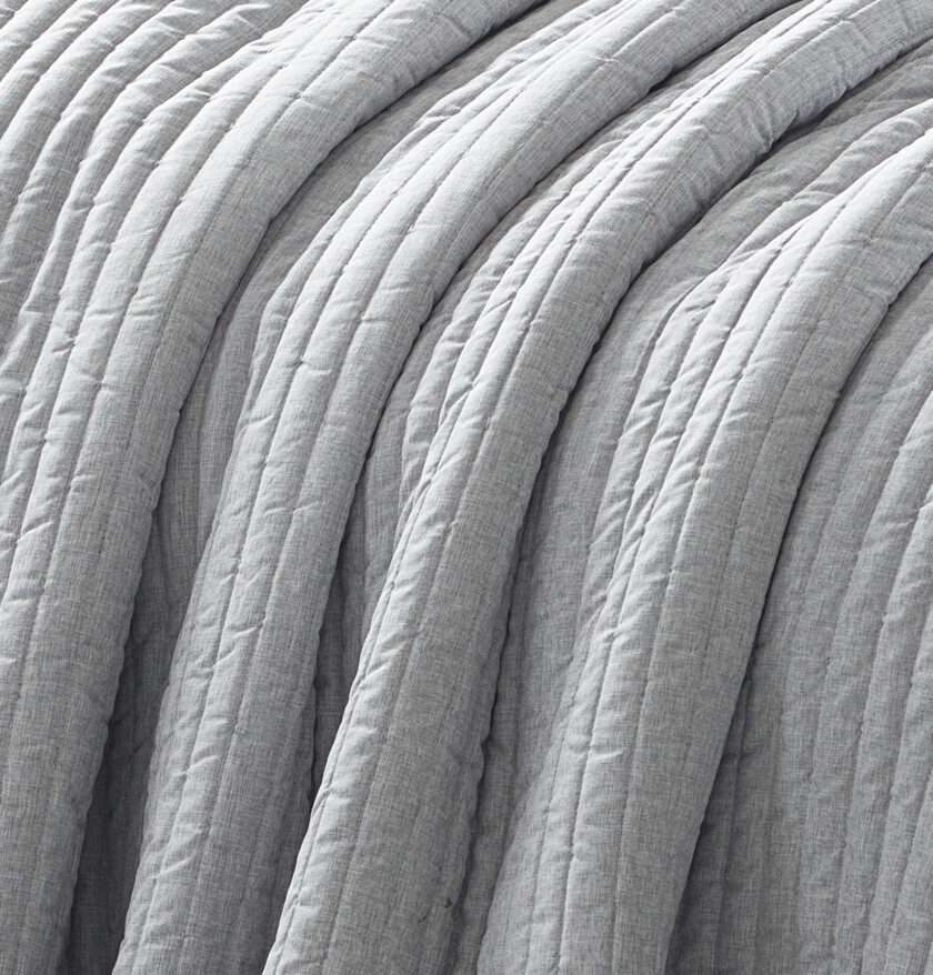 Mabelle (Lt grey) Bedspread-4