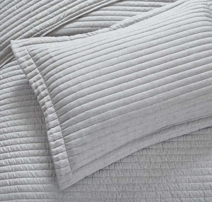 Mabelle (Lt grey) Bedspread-5