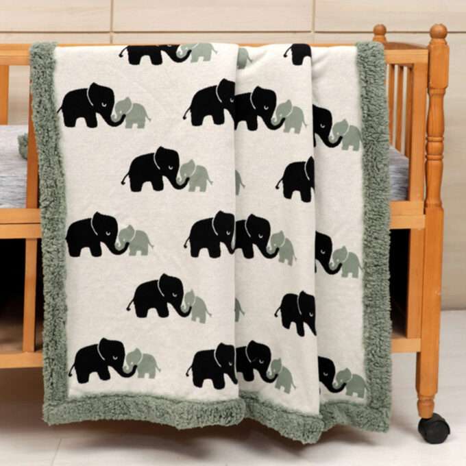 Elephant 100x120 Κουβέρτα Bebe-1