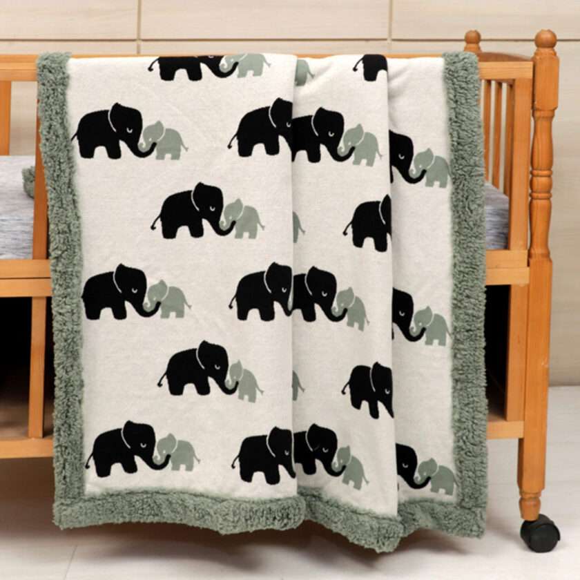 Elephant 100x120 Κουβέρτα Bebe-1