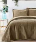 SH-5000-0189 Κουβερλί Luxury Velvet (Coffee)-1