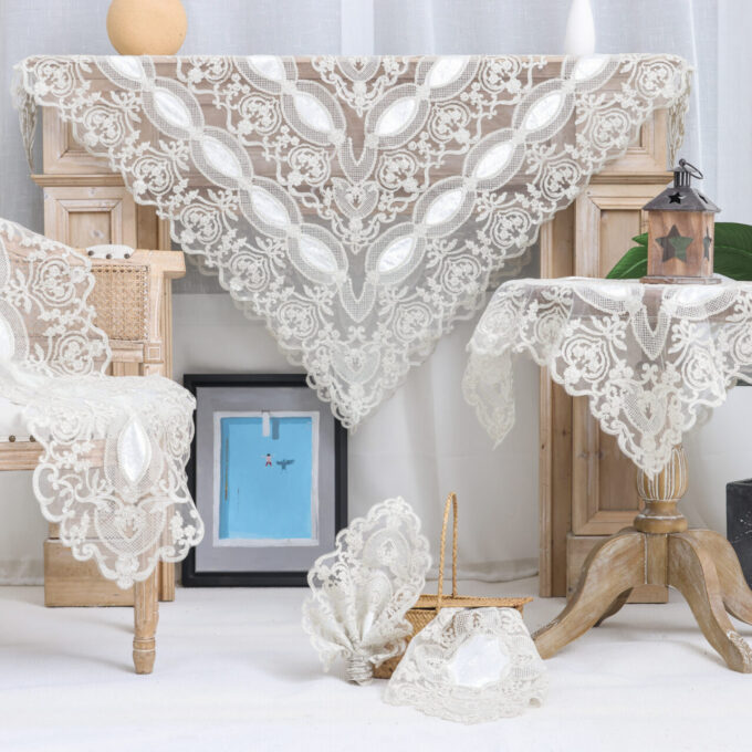 PLS-TB1157 (Ivory) Table linen-1