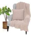 Popcorn 130x180 Throw/Blanket (Sandy Brown)-1