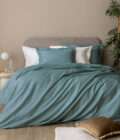 Σετ Παπλωματοθήκη Υπέρδιπλη 230x250 Posh Sateen GREEN