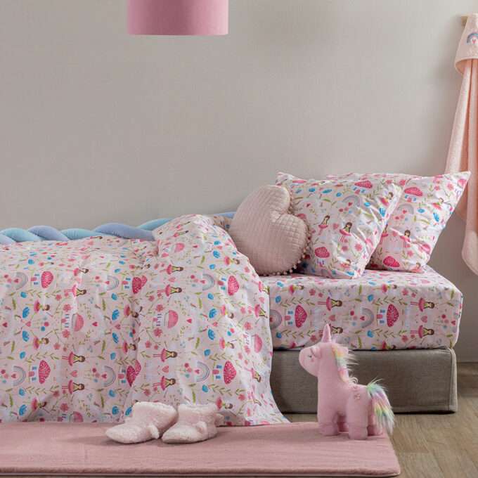 Σετ Μονά Σεντόνια My Kingdom 170x260 MK772 Χωρίς Λάστιχο