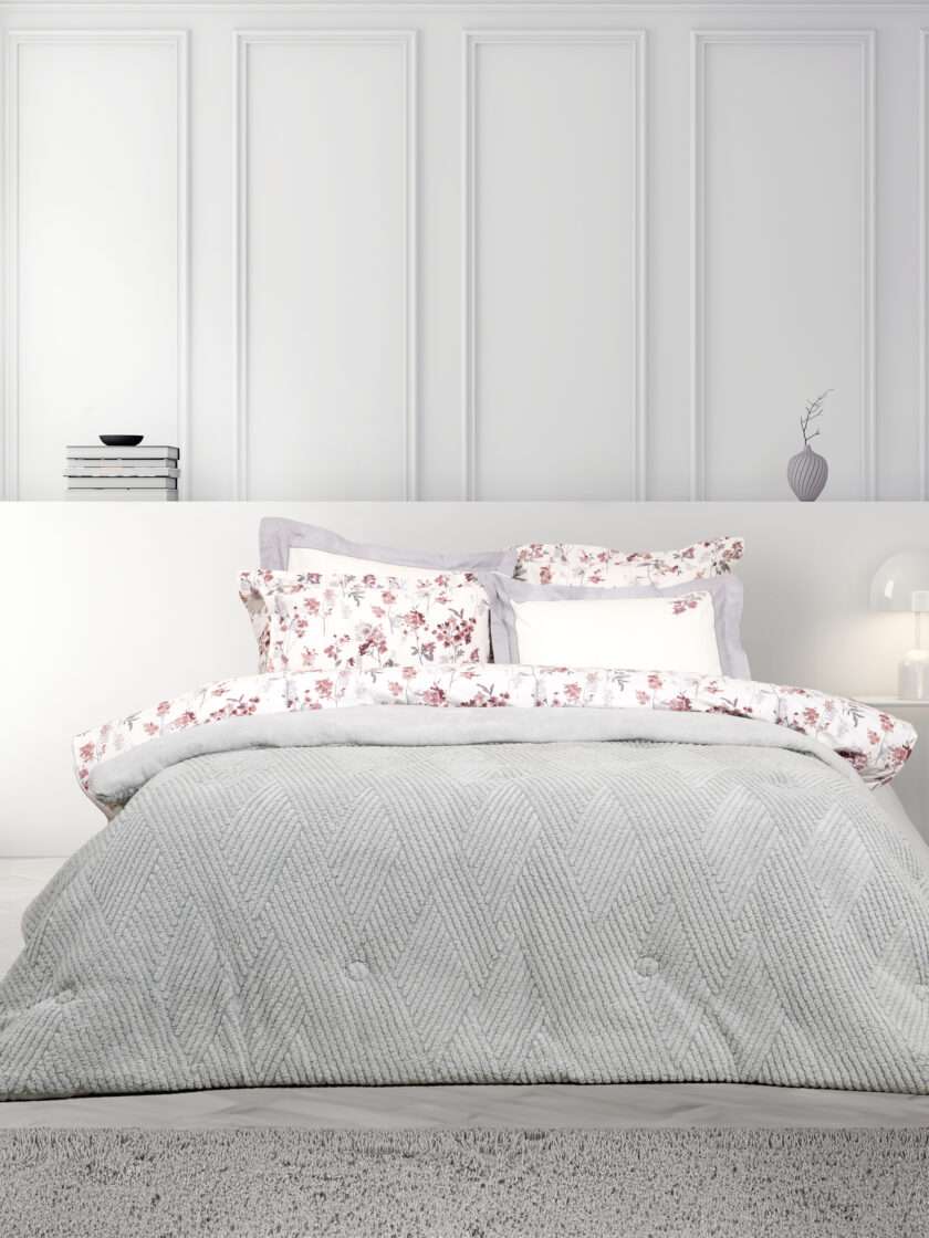 Κουβέρτα/Πάπλωμα Γίγας 240x260 - Velva Light Gray
