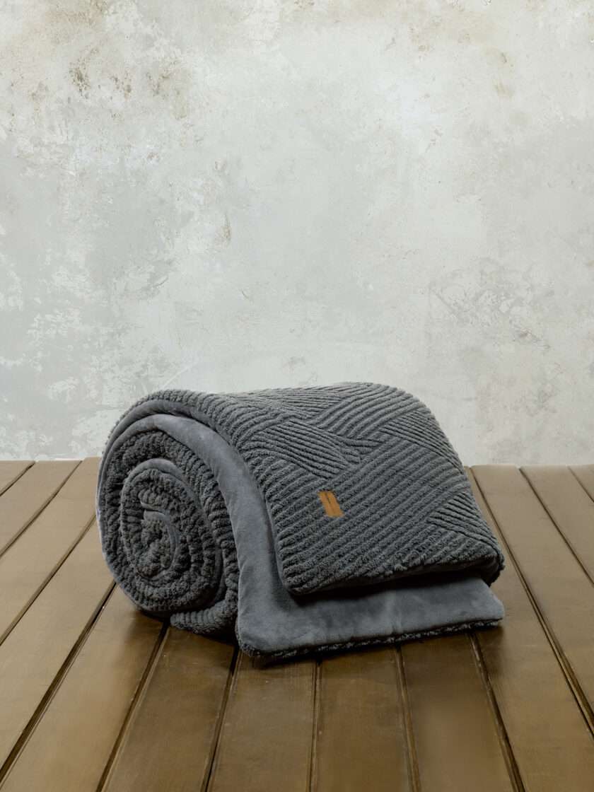 Κουβέρτα/Πάπλωμα Μονό 160x220 - Velva Dark Gray