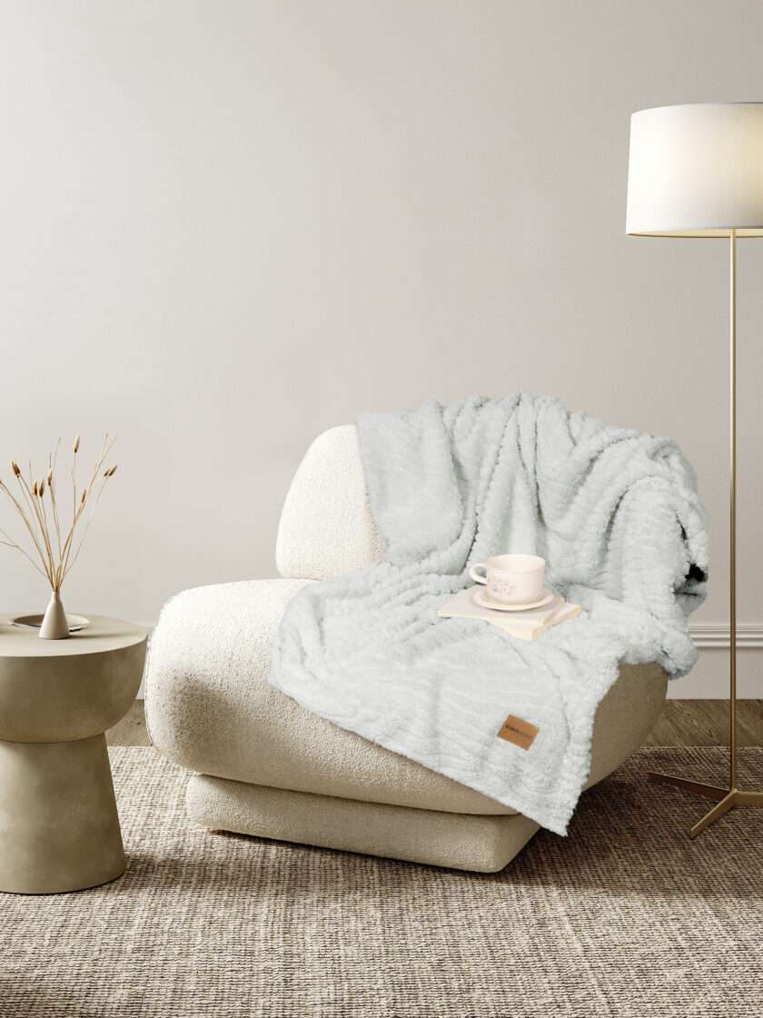 Κουβέρτα καναπέ 130x170 - Serenus Gray