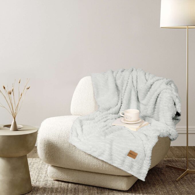 Κουβέρτα καναπέ 130x170 - Serenus Gray