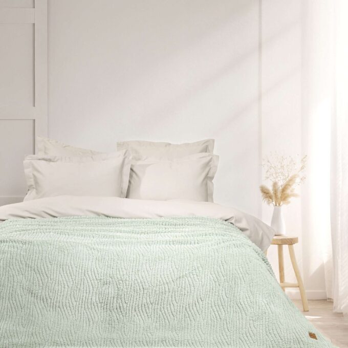 Κουβέρτα Υπέρδιπλη 220x240 - Serenus Mint