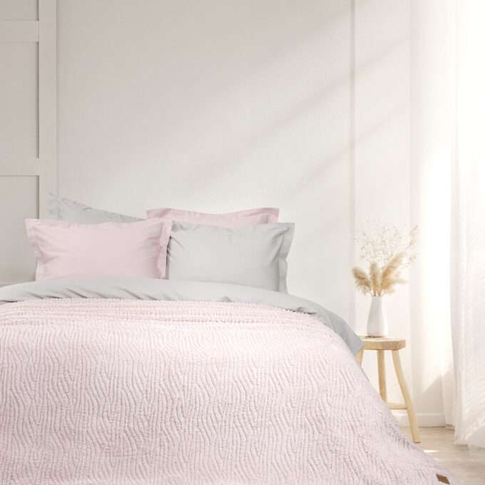 Κουβέρτα Μονή 160x220 - Serenus Nude Pink