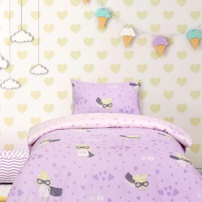 Σετ Σεντόνια Μονά με Λάστιχο - Little Hero